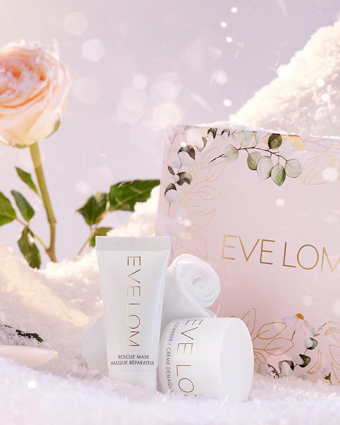 EVE LOM Skin Saviour Holiday Set - Iconic Cleanser Balm & Honey-Infused Clay Mask - Luxurious Beauty Ritual for Soft, Pure & Hydrated Skin - Botanical Skincare Essential Giftset