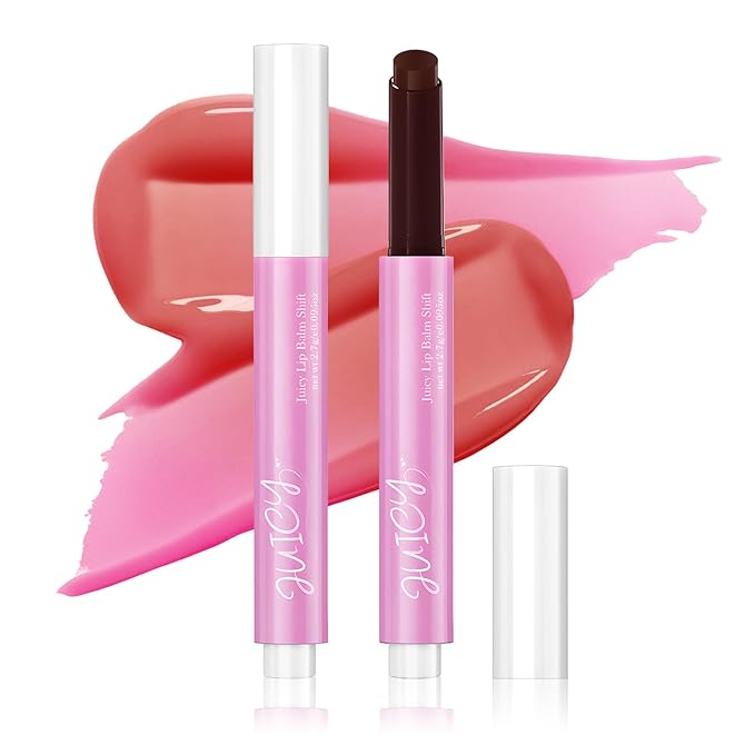 DAGEDA Tinted Lip Balm, Moisturizing Magic Color Changing Lipstick, Soothing Hydrating Lip Balm Tinted, Glossy Lip Plump Gloss Butter Balm, Lightweight, Non-Greasy, 03