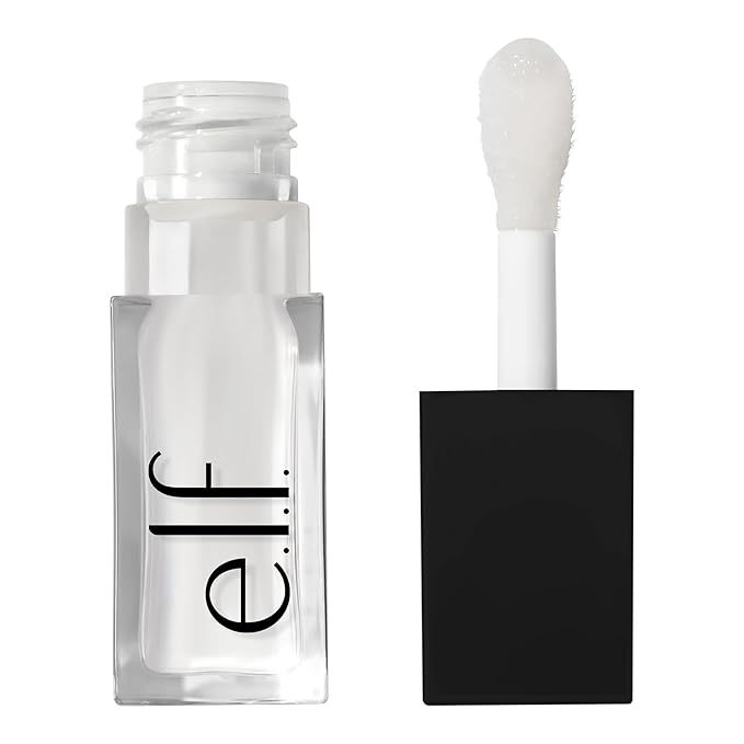 e.l.f. Glow Reviver Lip Oil, Nourishing Tinted Lip Oil For A High-shine Finish, Infused With Jojoba Oil, Vegan & Cruelty-free, Crystal Clear