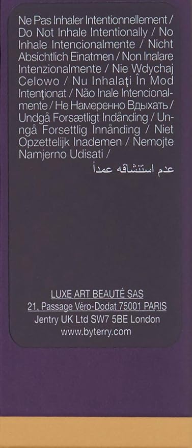 By Terry Hyaluronic Tinted Hydra-Powder, Non-Drying Loose Face Setting Powder, Blur Imperfections & Mattify, Dark, 0.35 oz