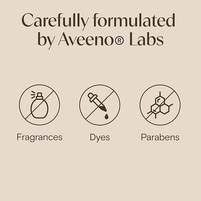 Aveeno Daily Moisturizing Face Lotion with Soothing Prebiotic Oat, Lightweight Non-Greasy Facial Moisturizer for Normal to Dry, Sensitive Skin, 24-Hour Moisture, Fragrance-Free, 5 oz