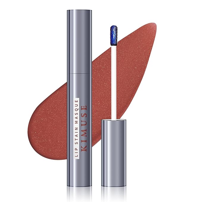KIMUSE Lip Stain Masque: Peel Off Lip Stain Long Lasting Waterproof 12HR Transfer Proof & Hydrating Tint, Instant Lip Color With Natural Matte Effects, Vegan & Easy To Use