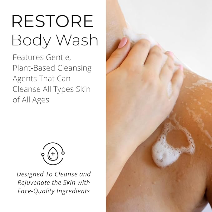 Doctor Rogers Hydrating Body Wash, Moisturizing Shower Cleanser, Dermatologist-Created Bath Soap For Women & Men, Cleanses & Repairs the Skin Barrier, Paraben & Sulfate-Free, 236 ml / 8 fl oz