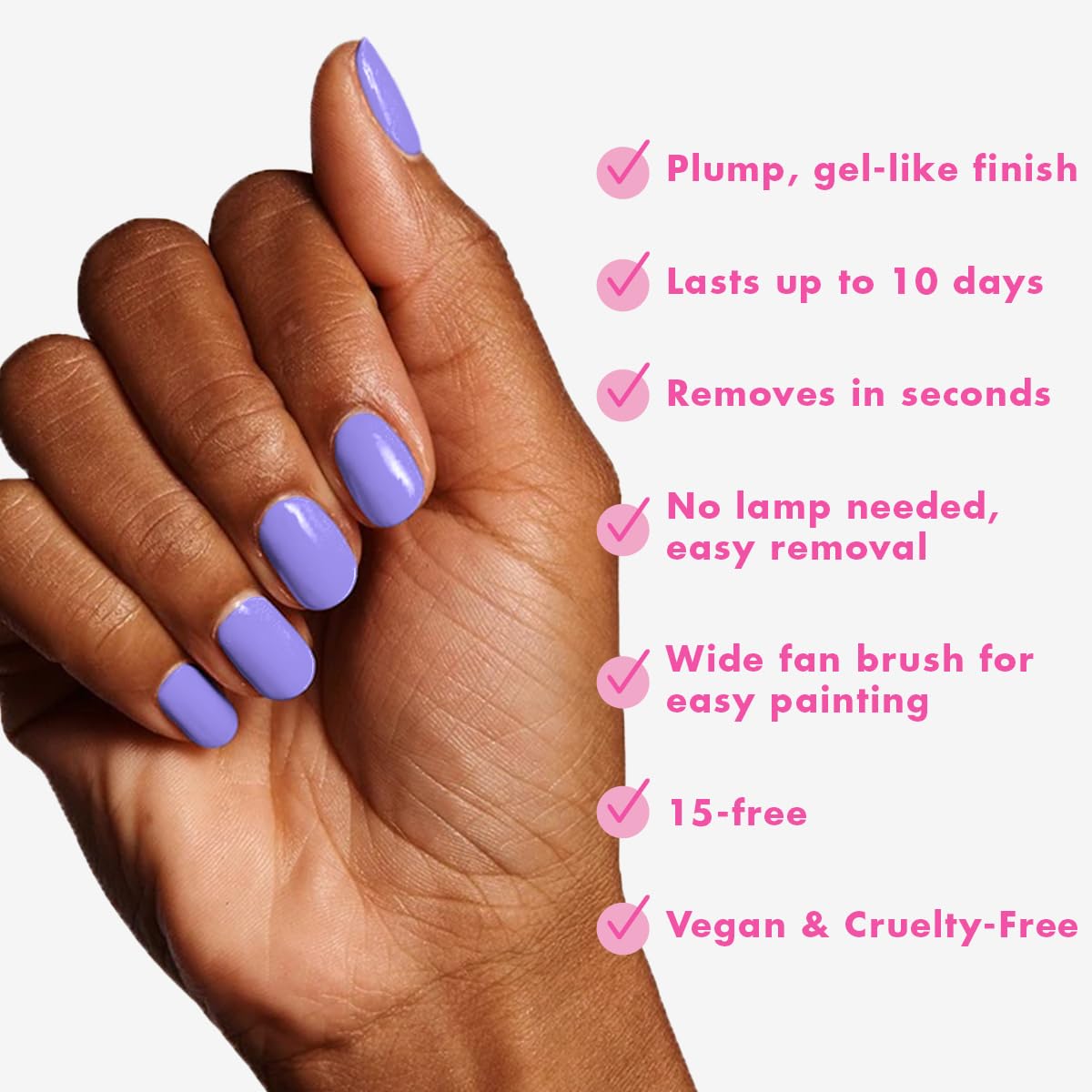 Olive & June Bolds Long Lasting Nail Polish Set | Includes 6 Shades (Bold & Unshaken, Art Class, Because I'm Green, Lily Blooms, CV, Hot Strawberry) + Top Coat | Vegan, Cruelty-Free | Salon-Quality