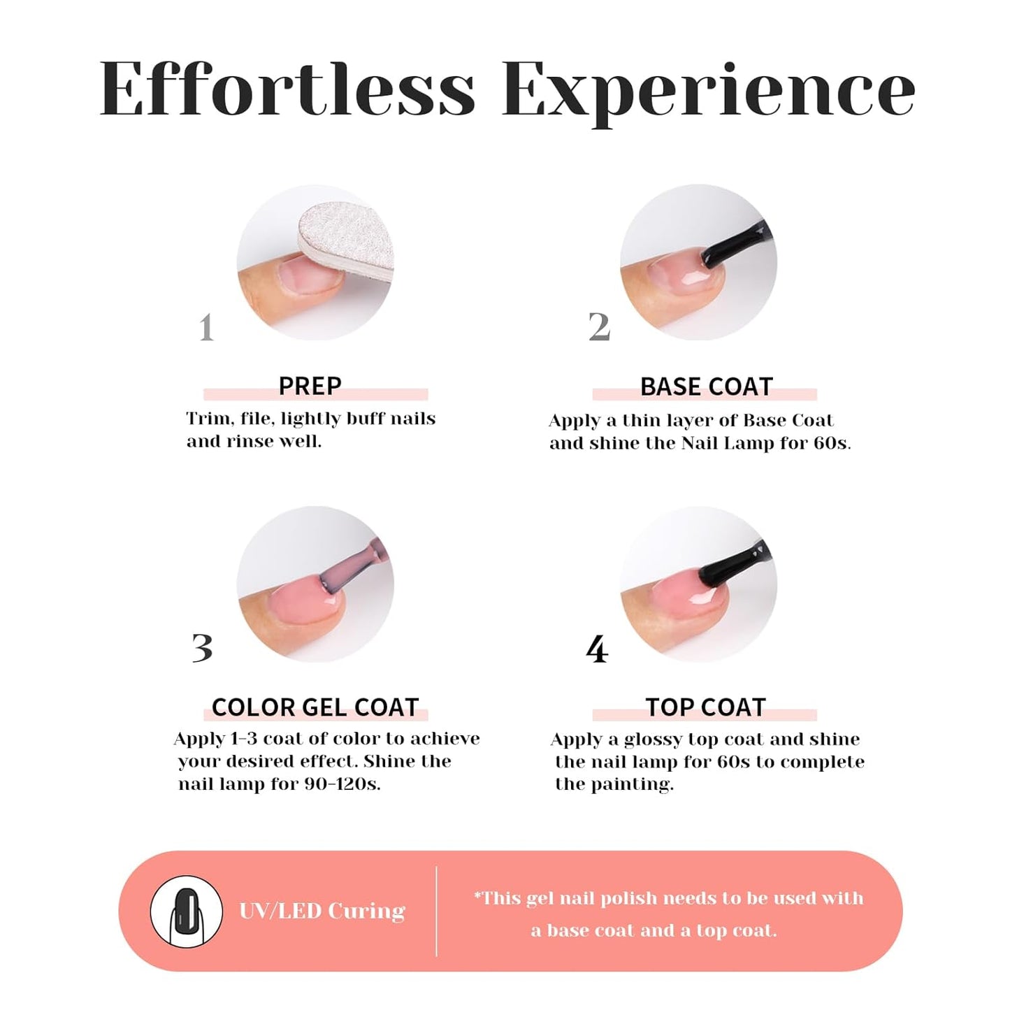 Hot Coral Pink Glitter Gel Nail Polish, 15ml UV/LED Soak Off Sparkly Shimmer Bright Coral Pink Gel Polish for Manicure Salon or DIY Nail Art at Home,Women Girls Gifts - GP0099