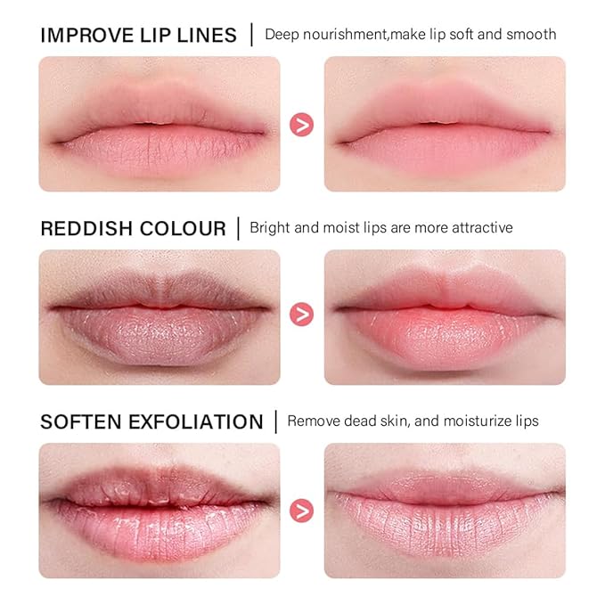 Hydrating Lip Sleeping Mask, Long Lasting Hydrating Night Lip Balms for Intensive Moisturizing and Care, Prevention Dry and Crack (GRAPE) 0.7 OZ