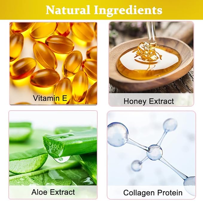 Bee Lip Balm Honey Pot, Exfoliating Honey Propolis Lip Mask, Hydrating & Prevention Dry and Cracked Lip Scrubs Exfoliator Lip Sleeping Mask Reduces Lip Lines Nourishing Lip Care Mask