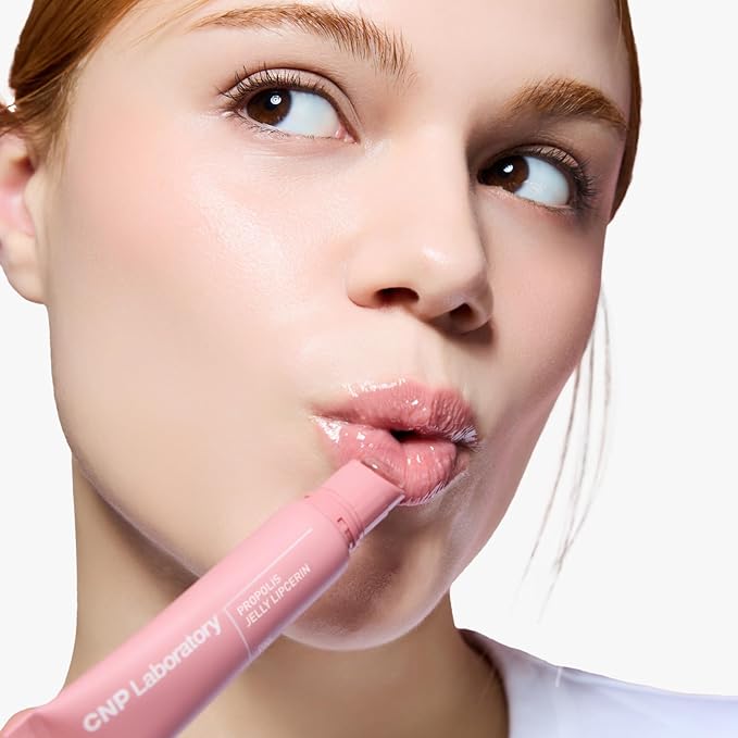 CNP Propolis Jelly Tinted Lipcerin™ - 02 Pink Donut, Hydrating Lip Balm & Gloss with Manuka Honey + Hyaluronic Acid, Korean Skincare, 0.3 fl.oz.
