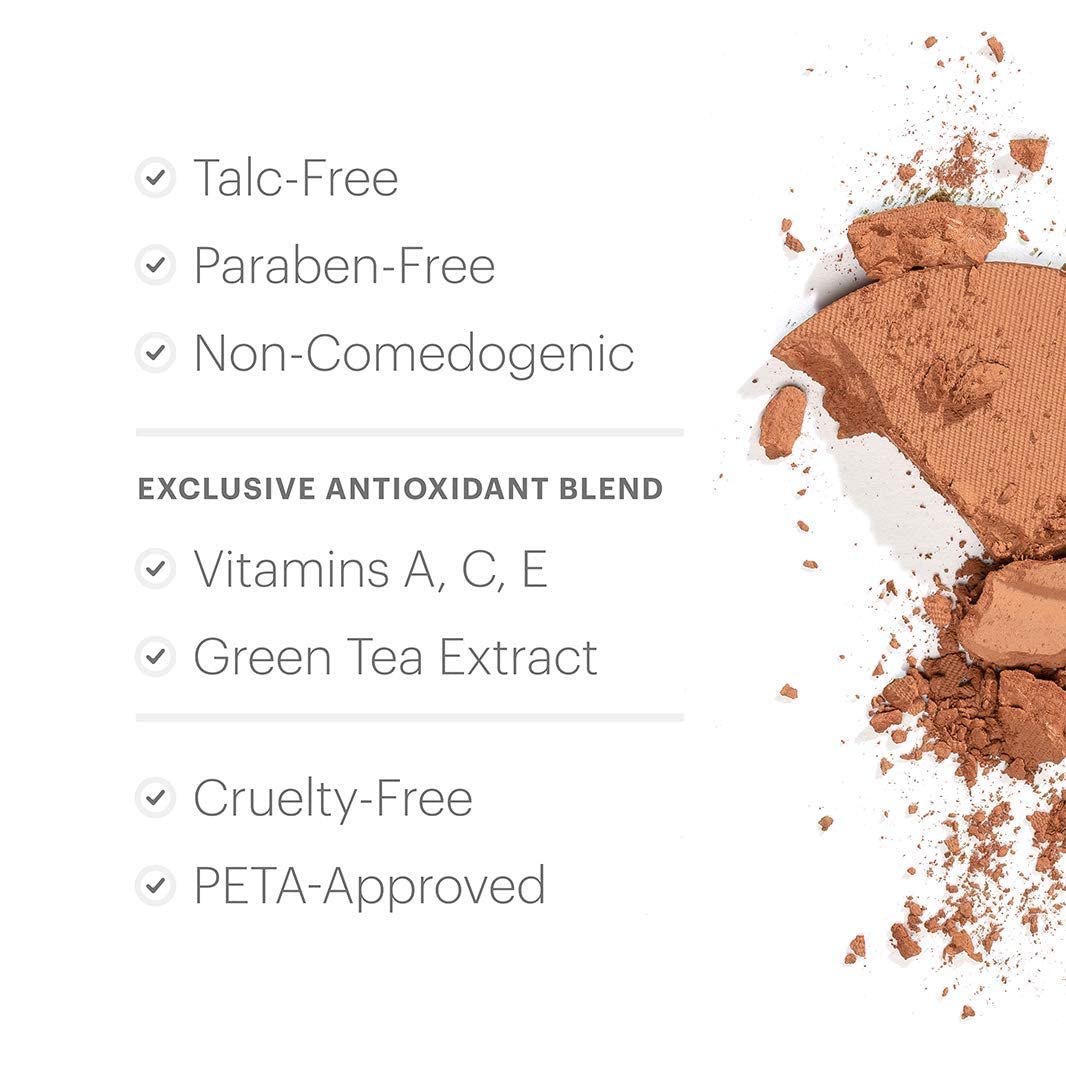 Glo Skin Beauty Pressed Base Powder Foundation Makeup (Tawny Light) - Flawless Coverage for a Radiant Natural, Second-Skin Finish