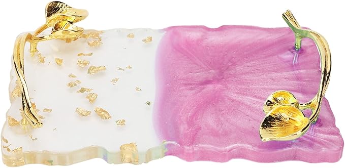 Resin Nail Palette Nail Palette Nail Art Makeup Display Board Manicure Stand Manicure Palette Nail Art Color Manicure Nails DIY Tool (Pink)
