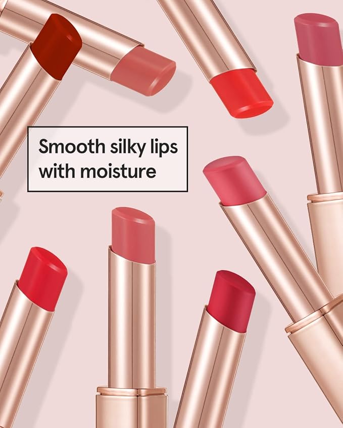 ATHÉ Authentic Airy Lip Balm 01 DRIZZLE, Korean Vegan Color Lip Blam, Flake-Free Slim Fit Lips, Silky Powdery Finish & Air-like Blurring with Vibrant Colors, 0.11oz.