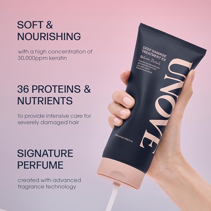 Deep Damage Hair Treatment Mask Ex 320 ml/10.82fl.oz | Premium Nourishing Hair Mask | Conditioner for Dry Frizzy Damaged Hair with Keratin-PF | Strengthening & Hydrating