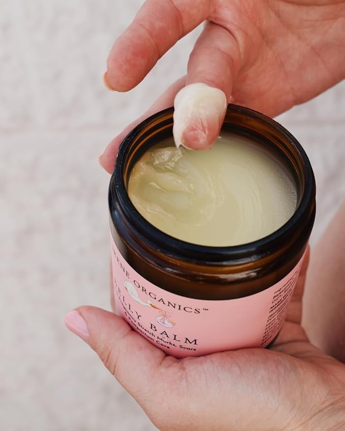 Belly Bundle by Irene Organics - Organic Belly Butter and Oil for Pregnancy Stretch Mark Prevention and Treatment - Award Winning Skincare For Pregnancy and Postpartum - Mother's Day Gift Set (Large)