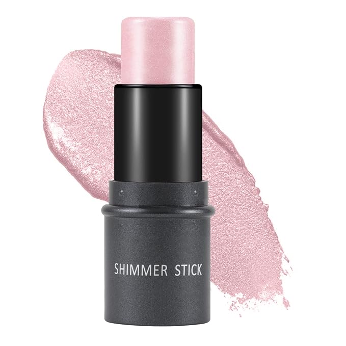 Boobeen Highlighter Makeup Stick Highlighter Bronzer Stick Glow Face Illuminator Highlight Contouring Sticks Waterproof Long-lasting