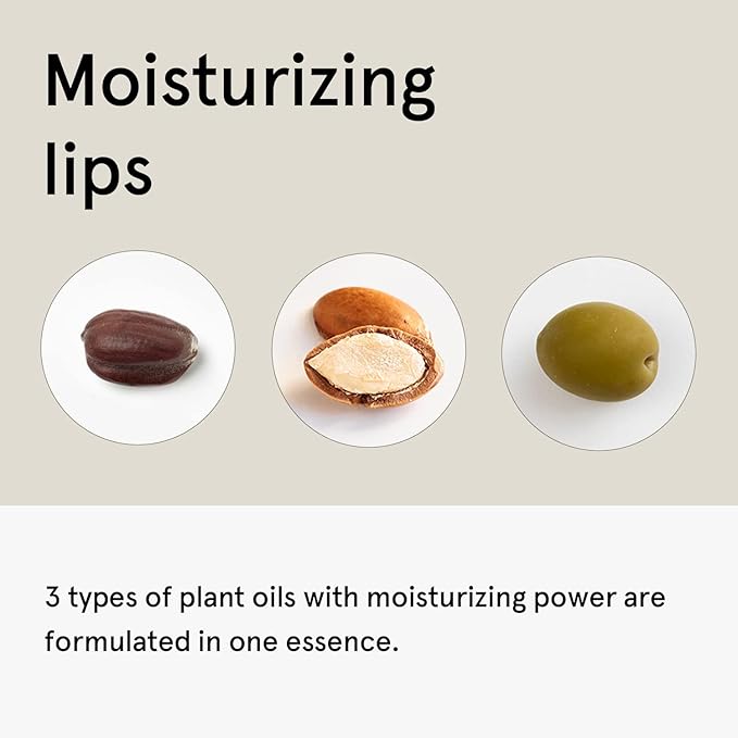 ONE THING Moisturizing Lip Essence 1 Count | Nourishing Soothing Moisturizing Hydrating Dry Rough Lips, Oil Butter Organic Plant Based Balm, Jojoba Argan Olive Oil | Vegan Korean Skin Care