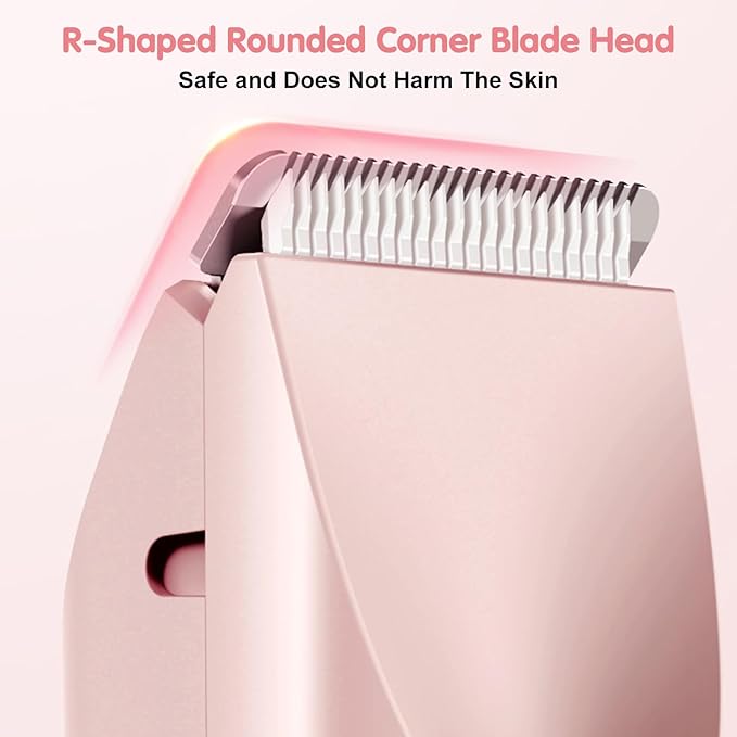 Dermave Bikini Shaver,Bikini Trimmer for Women,2025 Upgrade Dual Head Shaver Women,2 in 1 Wet & Dry Waterproof Electric Bikini Trimmer for Face, Body & Intimate Areas,Purple