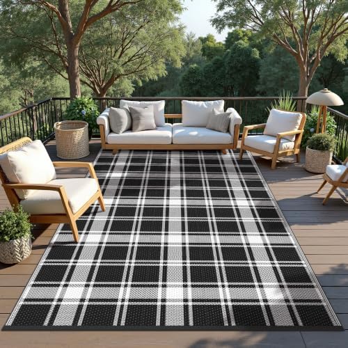 GENIMO Outdoor Rug, Waterproof Plastic Rugs - Image 5