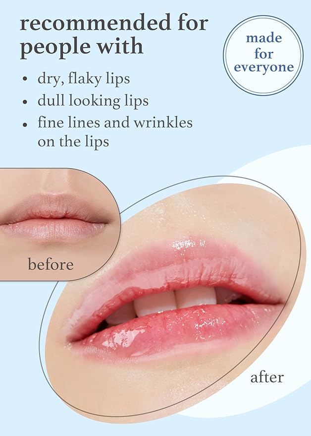 NOONI Vegan Lip Oil Bundle - Appleberry & Appleclear | Lip Stain, Long Lasting, Moisturizing, Plumping, Korean Lip Tint