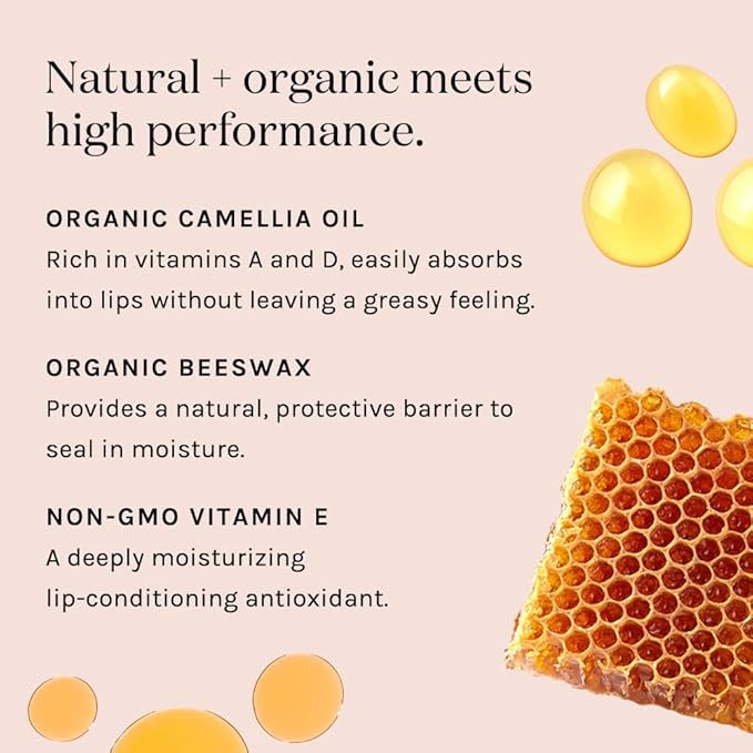 Kari Gran Lip Whip | Moisturizing Lip Balm with Organic Oils | Glossy Sheen + Peppermint | Rich Buttery Texture, Hydrates & Protects | Non-GMO, Organic Ingredients, Made in USA (Blush Peppermint)