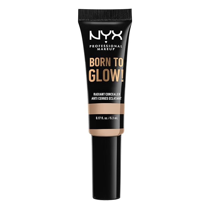 NYX PROFESSIONAL MAKEUP Born To Glow Radiant Concealer, Medium Coverage - Alabaster