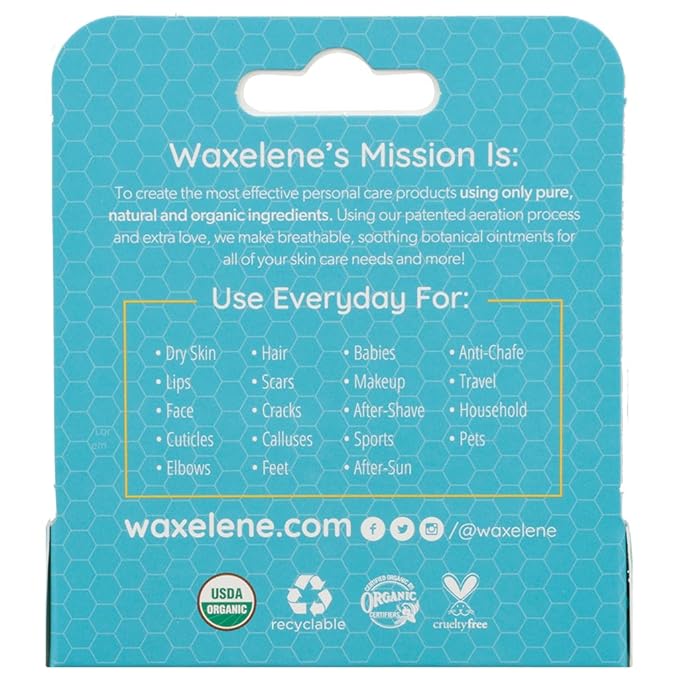 Waxelene Multi-Purpose Ointment, Organic, Lip Tube, Single