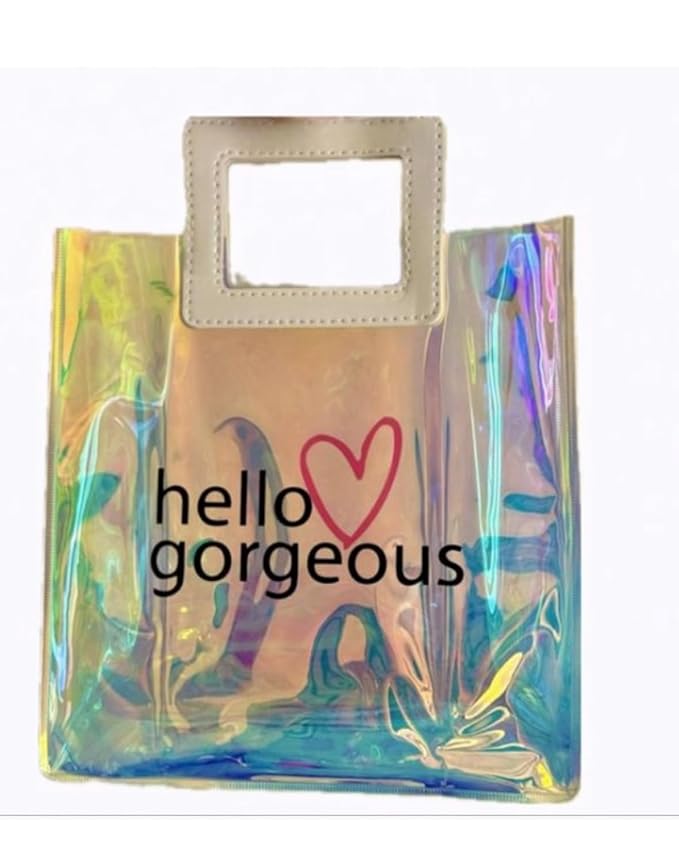 White Barn - Bath and Body Works - Gift Set 2 Piece Bundle - with Gift Bag HELLO GORGEOUS (SweetHeart Cherry)
