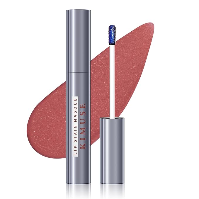 KIMUSE Lip Stain Masque: Peel Off Lip Stain Long Lasting Waterproof 12HR Transfer Proof & Hydrating Tint, Instant Lip Color With Natural Matte Effects, Vegan & Easy To Use