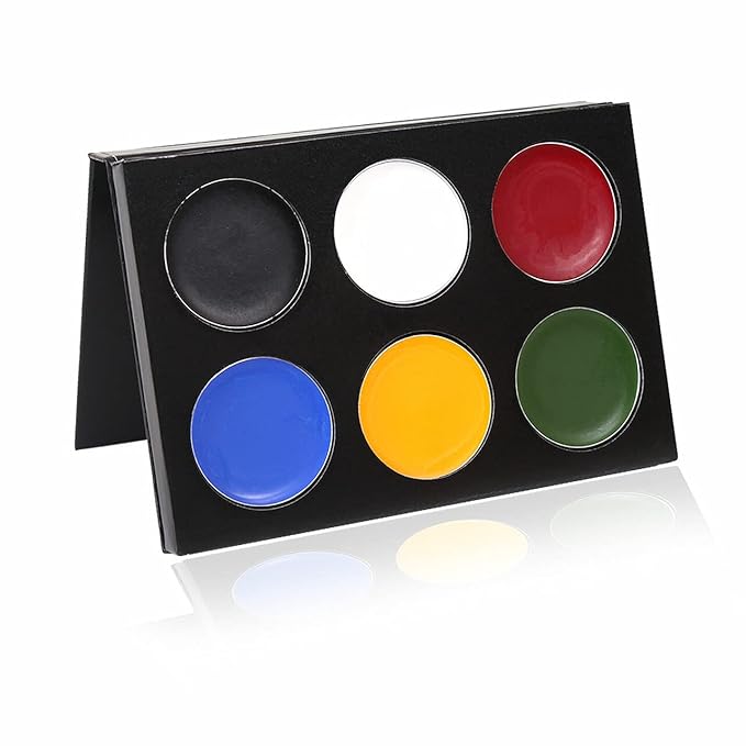 Mehron Makeup Mask Cover 6-Color Palette (Bold)