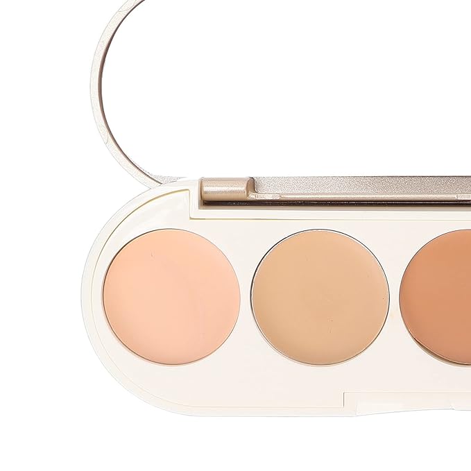 Waterproof Concealer Palette, High Coverage, Professional Long Lasting Multipurpose Bronzer Palette with 5 Colors