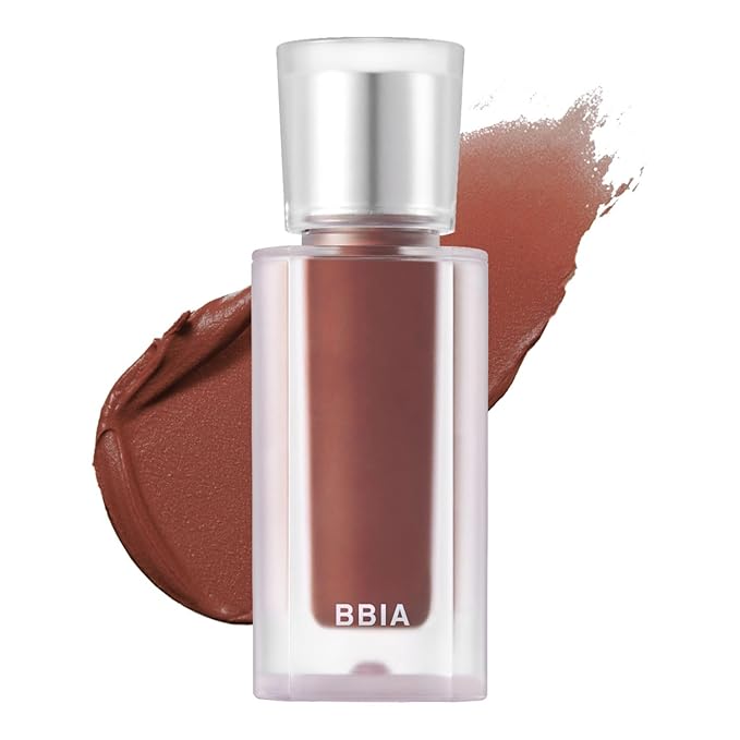 BBIA Last Velvet Tint NEW - Soft Creamy Matte Finish Lip Stain, Blur Effect & Velvety Texture, Long-Lasting, High Pigment, Non-Drying, Vegan, Korean Lip Makeup (V25 FINAL NOTE, Pack of 1)