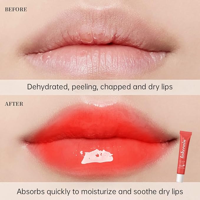 Lip Butter Balm for Dry Cracked Lips,Moisturizing and Hydrating Lip Butter Balm Set,Day and Night Hydrating Lip Mask,Nourishing Lip Care 100% Vegan… (135# Vanilla+Brown Sugar+Cherry)