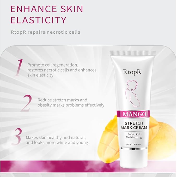 Stretch Mark Removal Cream, Obesity Stretch Mark Moisturizer, Postpartum Repair Stretch Mark Cream, Abdominal Stretch Mark Cream, Remove Marks (1 PCS)