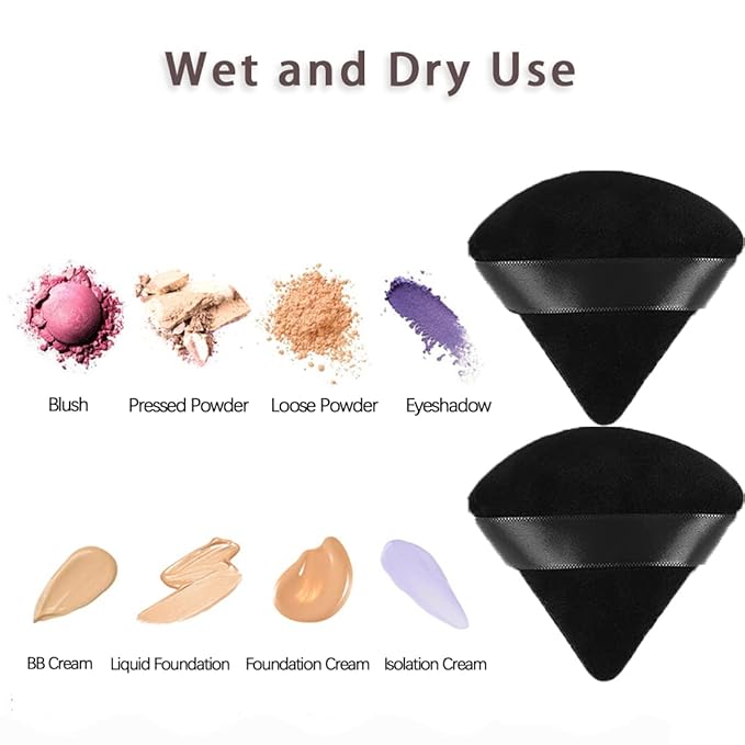 Korean Picasso Makeup Spatula Palette Set and Powder Puff for Liquid Foundation,Stainless Steel Mixing Spatula Scraper Artist Nail Art Stirring Makeup Tool