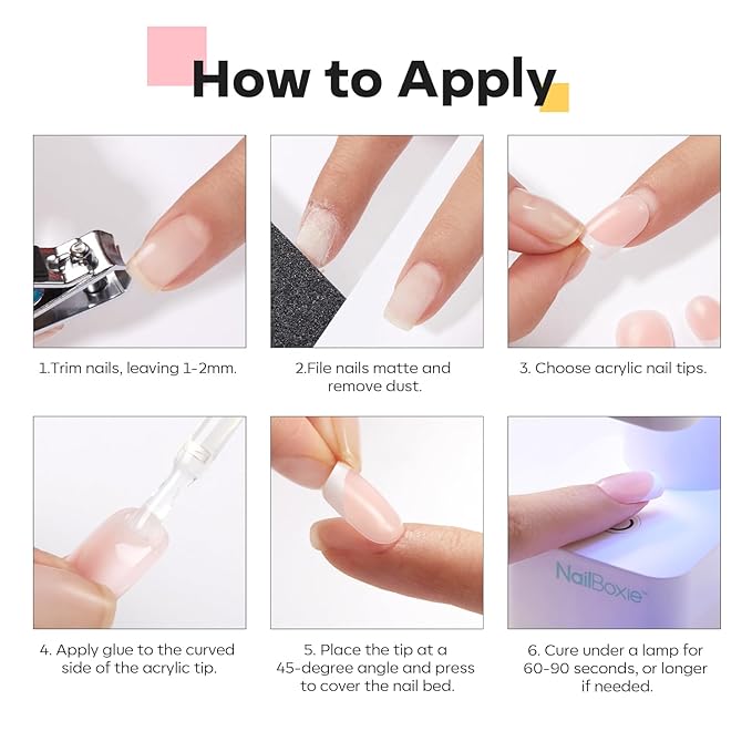 modelones Nail Glue for Nail Tips, 9 in One Glue for Press Ons, Clear Tips, Need U V Light Cured, 15ML