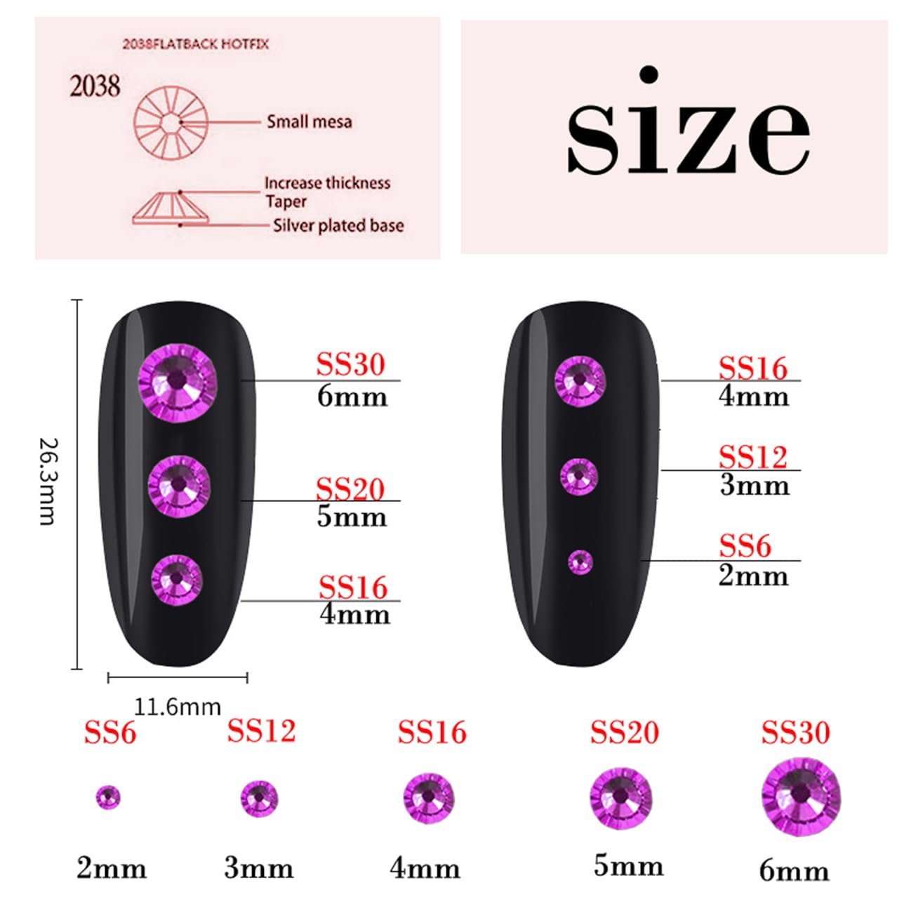 4500 Pcs SS12 3mm AB Flatback Rhinestones for Nails Art Crafts Glitter Round Shine Gems Crystals DIY Clothes Shoes （Light RoseRed AB）