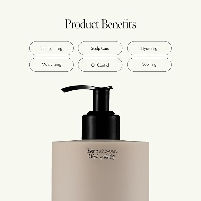 Vegan Nourishing Scalp Shampoo with Black Tea, Hyaluronic & Amino Acids to Strengthen Scalp Barrier, Creamy Woody Scent, Paraben, Sulfate & Silicone Free 450ml / 15.22 fl. Oz