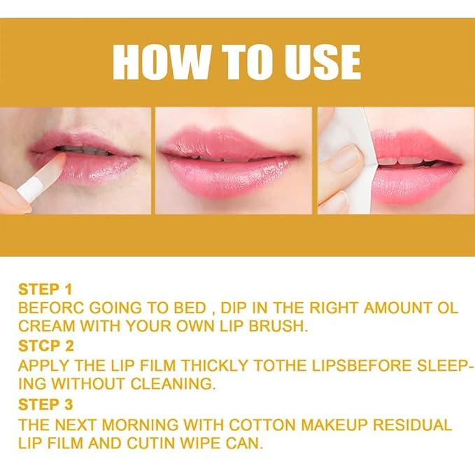 Bee Lip Balm Honey Pot, 2 Pcs Strawberry & Honey Lip Masks Hydrating Prevention Dry and Cracked Lip Scrubs Exfoliator (Strawberry & Honey)