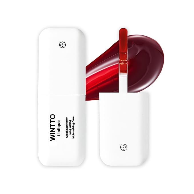 Liptique Korean Lip Stain Peel Off - 24 Hour Long Lasting Lip Tattoo, Waterproof & Transfer Proof, Nourishing & Hydrating Lip Tint for Women, Instant Plumping Lip Tints Peel Off (006 WINTTO)