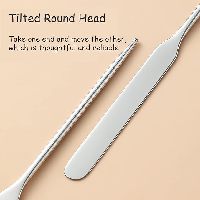 YOCASII Foundation Palette, Foundation Spatula, Makeup Mixing Palette, Makeup Spatula Tool, Makeup Mixing Tray, Nail Art Palette for Mixing Foundation Nail-Art