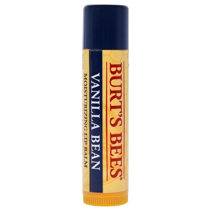 Vanilla Bean Moisturizing Lip Balm Blister by Burts Bees for Unisex - 0.15 oz Lip Balm (Limited Edition)
