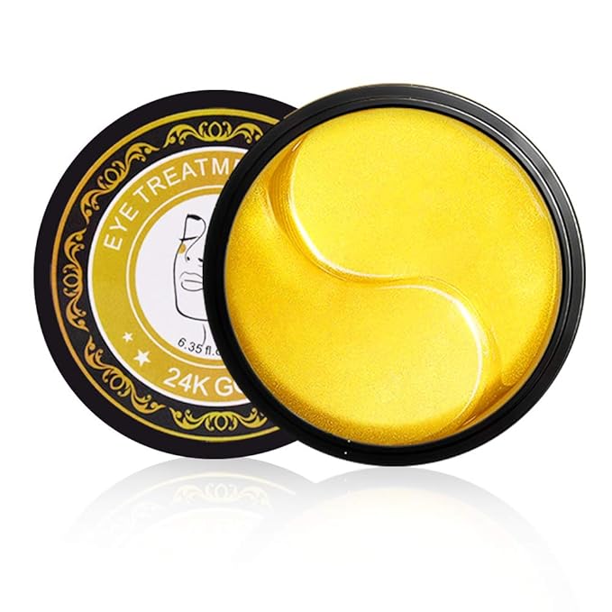 Under Eye Patches (30 Pairs Eye Gels) - Golden Eye Mask with Amino Acid & Collagen - Rejuvenating Treatment for Dark Circles, Puffy Eyes, Refreshing, Revitalizing, Travel, Wrinkles