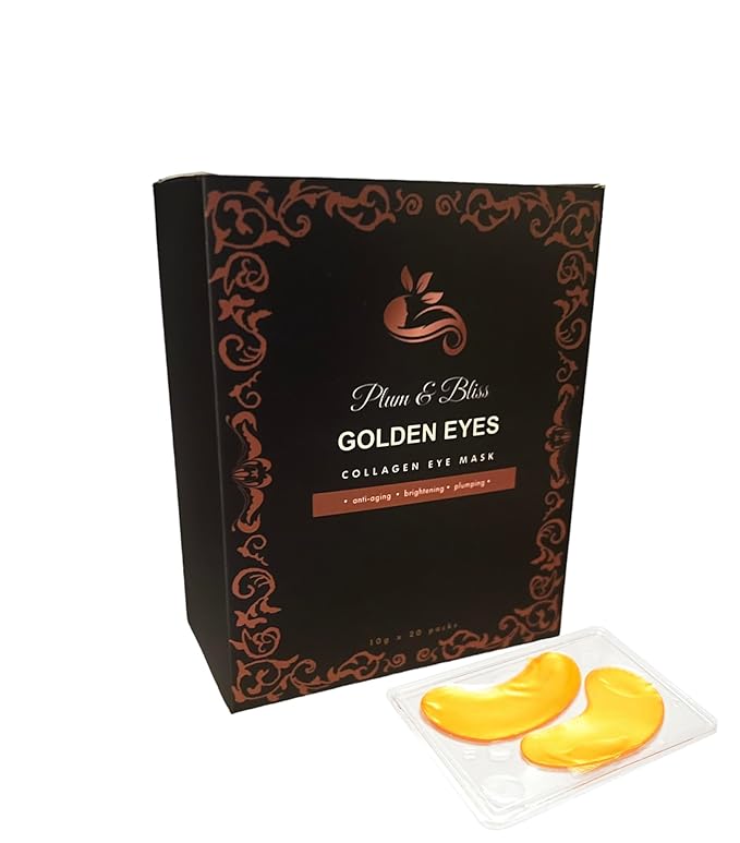 Rejuvenating Under Eye Masks, 20 Pairs, Reduces Fine Lines, Wrinkles, Dark Circles, Puffiness
