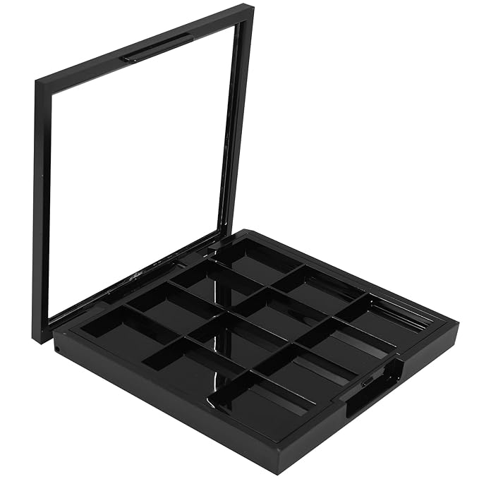 Beaupretty Empty Lip Palette Eyeshadow Makeup Palette Empty Eyeshadow Palette Empty Make Up Container Palette for DIY Cosmetics Lipstick Blush Powder