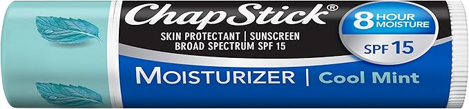 ChapStick Moisturizer Original, Black Cherry and Cool Mint Lip Balm Tubes Variety Pack, SPF 15 and Skin Protectant - 0.15 Oz (Pack of 3)