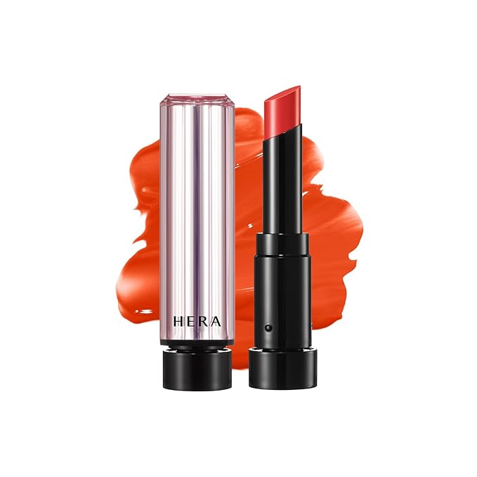 HERA Sensual Tinted Shine Stick 3.5g #297 ORANGE SCOTCH | 12HR Long-lasting Lipstick, Sheer & Buildable Lip Tint Stain, Hydrating Formula with Vitamin E, Smooth Finish and Luxurious Korean Makeup