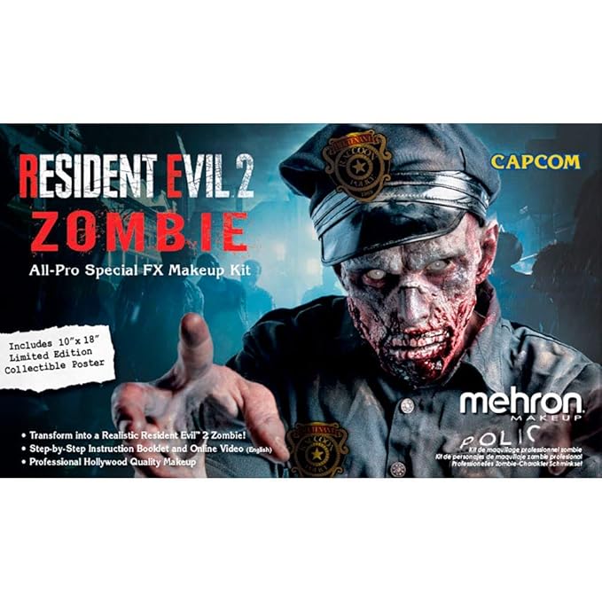 Mehron Makeup RE2 Zombie All-Pro Makeup Kit
