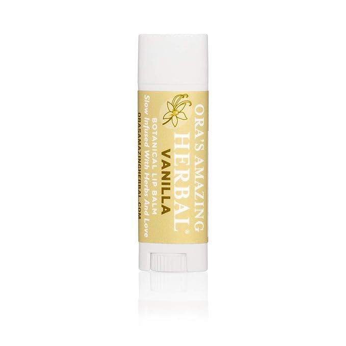 Soothing Natural Vanilla Lip Balm, Beeswax Lip Balm, Calendula Lip Balm, Dry Cracked Lips, Perioral Dermatitis, Organic Coconut Oil No Synthetic Fragrance