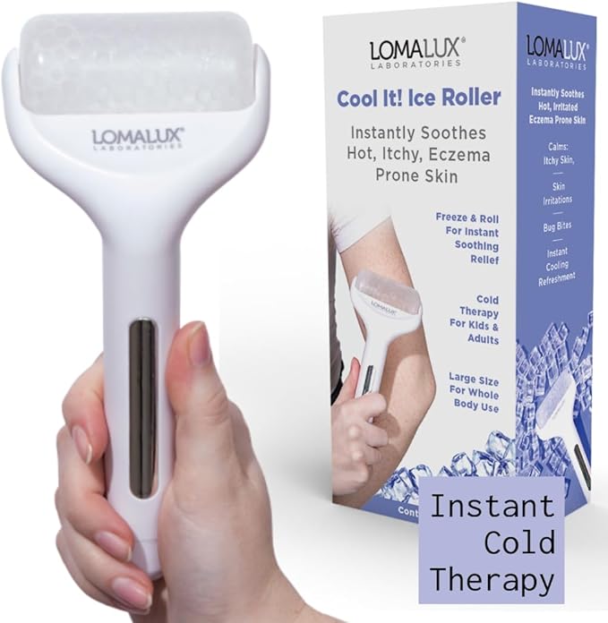 Cool IT! ICE Roller - Whole Body Cold Therapy Temporarily Relieves Skin Itch, Skin Irritation, Eczema, Skin Rashes, Minor Burns, Sunburn