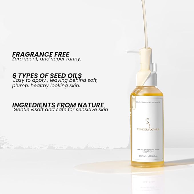 Stretch Mark Oil（110ml）, body oil for Pregnancy,belly oil, belly abdominal Serum Skin Care,Moisturizing Dry Skin, Tender & Softening，True Belly Serum 3.7OZ