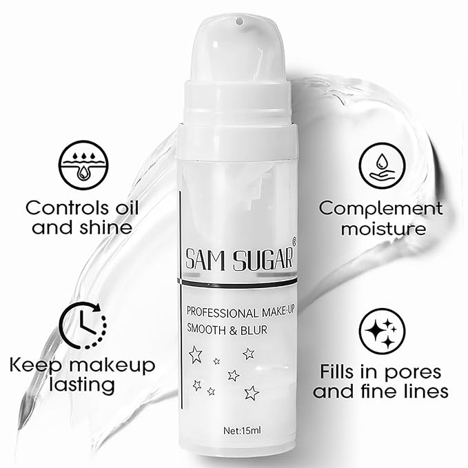 AirBrush Foundation Spray Set, Spray Foundation Makeup and Hydrating Face Primer Kit, Longwear Waterproof Liquid Matte Foundation Mist for Flawless Look, Brush and Sponge Include (#5 Warm Honey)